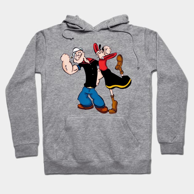 popeye design for happy 2 Hoodie by RyuZen